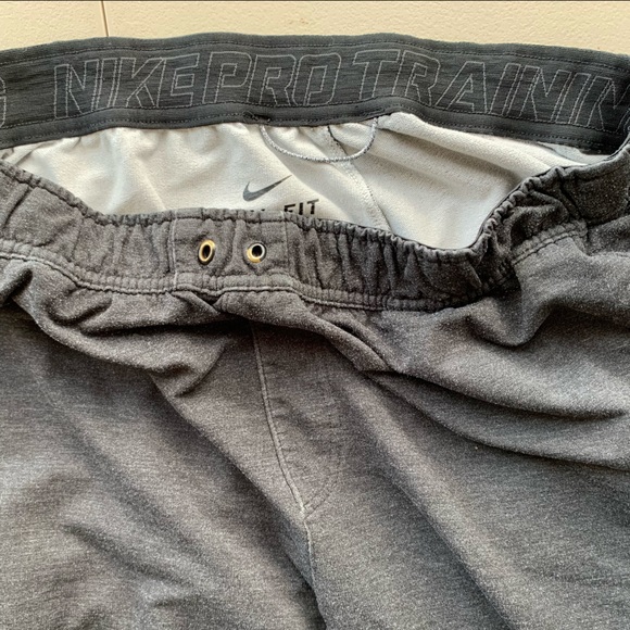 MENS NIKE PRO TRAINING DRIFIT ATHLETIC SHORTS SIZE LARGE NICE - Picture 5 of 5
